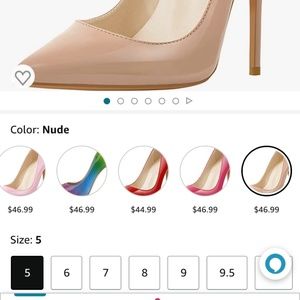 Onlymaker Pumps Multicolor Pointed Toe High Heels